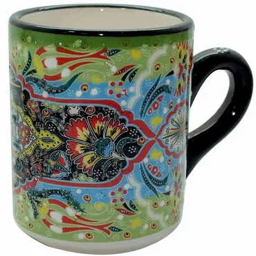 Turkish Ceramic Relief Special Relief Mug - 8