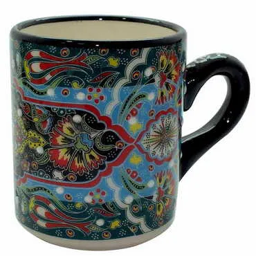 Turkish Ceramic Relief Special Relief Mug - 9