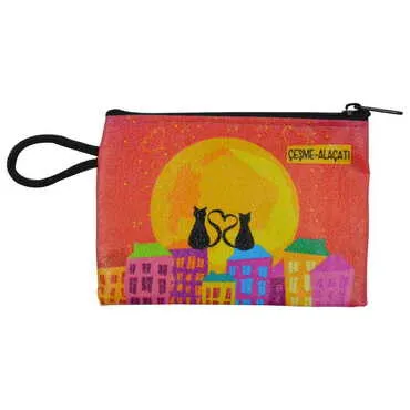 Alacati Region Themed Turkish Woven Wallet 113x80x8 mm - 6