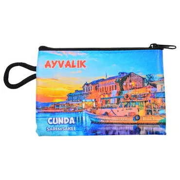 Toptan Ayvalık Temalı Myros Cüzdan 113x80x8 mm - 5