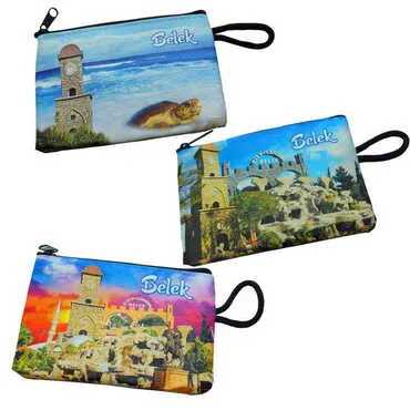 Belek Themed Turkish Woven Wallet 113x80x8 mm - 2