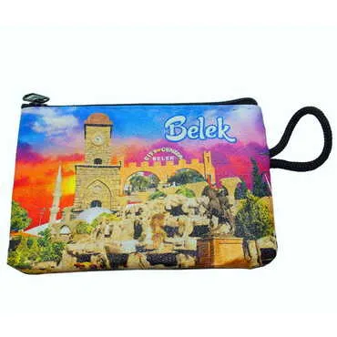 Belek Themed Turkish Woven Wallet 113x80x8 mm - 4