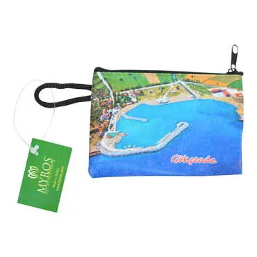 Gokceada Themed Turkish Woven Wallet 113x80x8 mm - 4