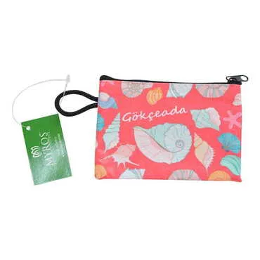 Gokceada Themed Turkish Woven Wallet 113x80x8 mm - 8
