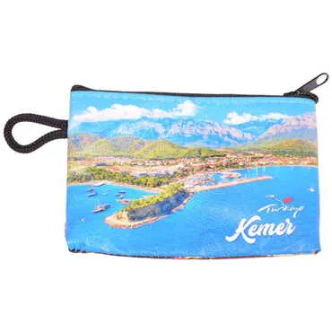 Kemer Themed Turkish Woven Wallet 113x80x8 mm - 5