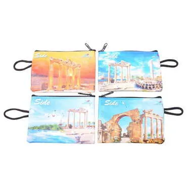 Side Themed Turkish Woven Wallet 113x80x8 mm - 2