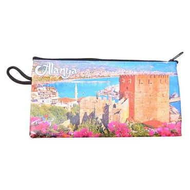 Alanya Themed Turkish Woven Wallet 183x97x8 mm - 3