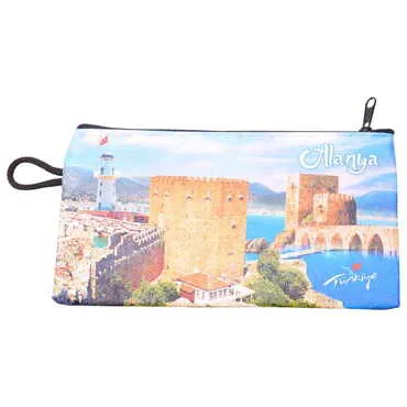 Alanya Themed Turkish Woven Wallet 183x97x8 mm - 4