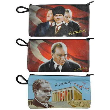 Toptan Atatürk Temalı Myros Cüzdan 183x97x8 mm - 2