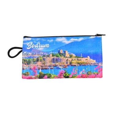 Bodrum Themed Turkish Woven Wallet 183x97x8 mm - 3