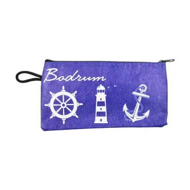 Bodrum Themed Turkish Woven Wallet 183x97x8 mm - 5