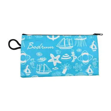 Bodrum Themed Turkish Woven Wallet 183x97x8 mm - 6