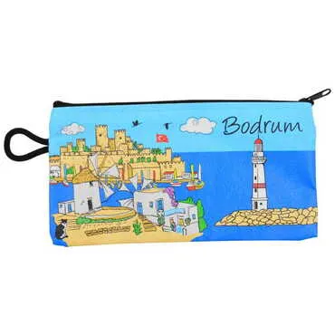Bodrum Themed Turkish Woven Wallet 183x97x8 mm - 11