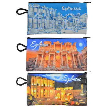 Toptan Efes Temalı Myros Cüzdan 183x97x8 mm - 2