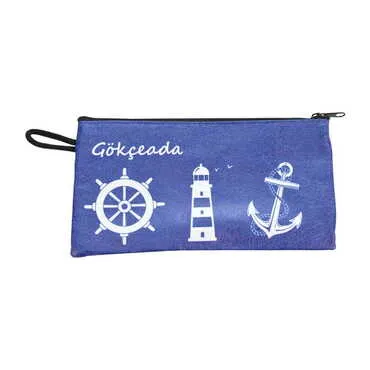 Gokceada Themed Turkish Woven Wallet 183x97x8 mm - 4
