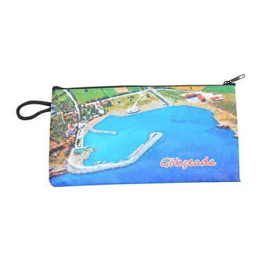 Gokceada Themed Turkish Woven Wallet 183x97x8 mm - 7