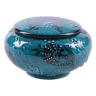 Turkish Ceramic Round Figurine Kaftan 5 Cm - 4