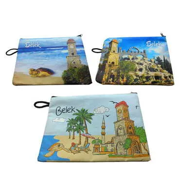 Belek Themed Turkish Woven Wallet 215x155x8 mm - 2