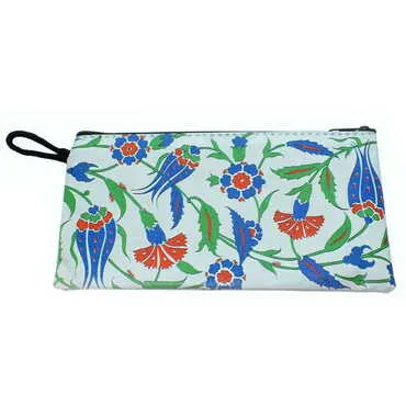 Tile Pattern Themed Turkish Woven Wallet 215x155x8 mm - 4