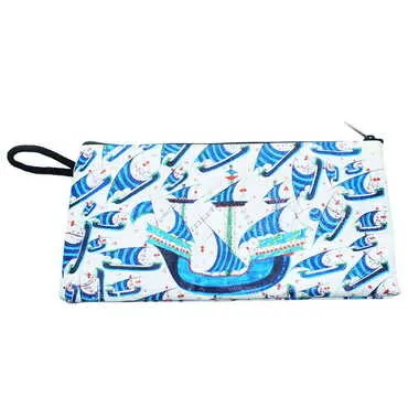 Tile Pattern Themed Turkish Woven Wallet 215x155x8 mm - 5