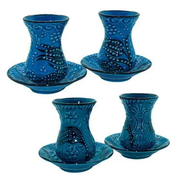 Toptan Turkuaz 2 Li̇ Çay Seti̇ - 2