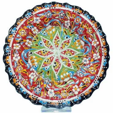Toptan 25 Cm Tabak Kazima Kabartma - 4