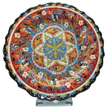 Turkish Ceramic Relief Plate 30 Cm - 4