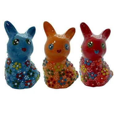 Turkish Ceramic Relief Mixed Figurines Medium Size - 2