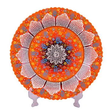 Turkish Ceramic Pearl Plate 40 Cm - 5