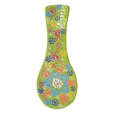Kusadasi Themed Turkish Ceramic Relief Serie B Spoon Rest - 5