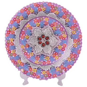 Toptan 43 Cm İnci̇-dantel Tabak  - 5