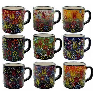Turkish Ceramic Relief Mug