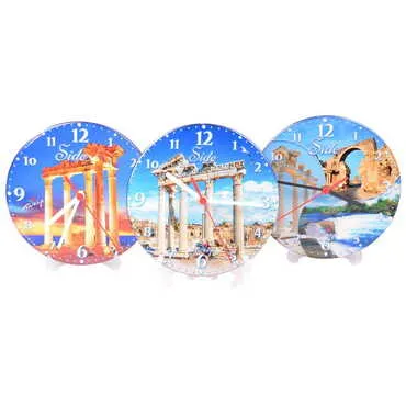 Side Themed Epoxy Wall Clock Home Decoration 20 Cm - 3