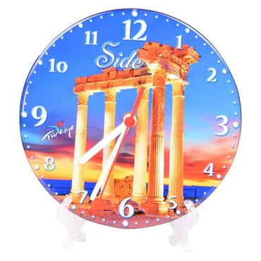 Side Themed Epoxy Wall Clock Home Decoration 20 Cm - 5