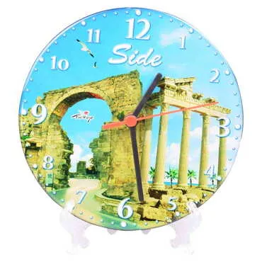 Side Themed Epoxy Wall Clock Home Decoration 20 Cm - 7