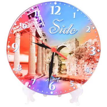 Side Themed Epoxy Wall Clock Home Decoration 20 Cm - 8