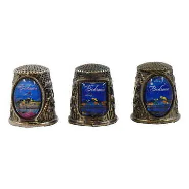 Bodrum Themed Metal Thimble 20X25 mm - 3
