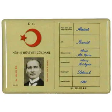 Toptan Atatürk Temalı Myros Dikdörtgen Magnet 80x55 mm - 9