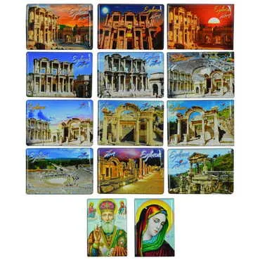 Toptan Efes Temalı Myros D.dörtgen Magnet 80*55 - 3
