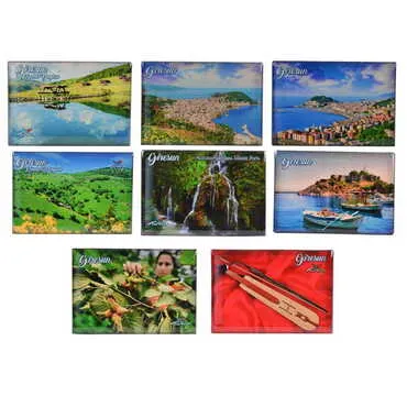 Toptan Giresun Temalı Myros Dikdörtgen Magnet 80x55 mm - 3