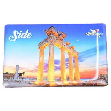 Toptan Side Temalı Myros Dikdörtgen Magnet 80x55 mm - 18