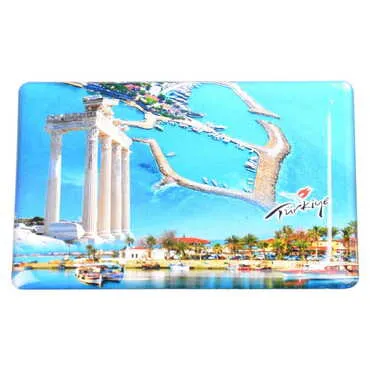 Toptan Side Temalı Myros Dikdörtgen Magnet 80x55 mm - 20