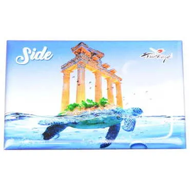 Toptan Side Temalı Myros Dikdörtgen Magnet 80x55 mm - 22