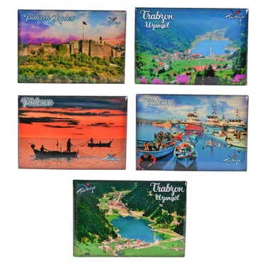 Toptan Trabzon Temalı Myros D.dörtgen Magnet 80*55 - 3