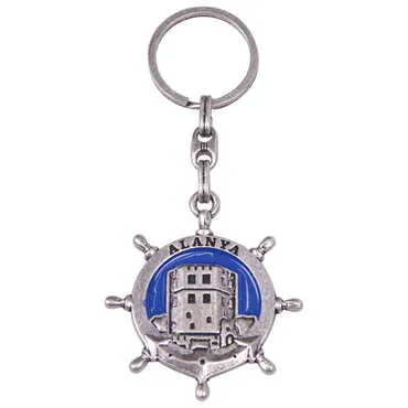 Alanya Themed Metal Customised Enamel Keychain - 24