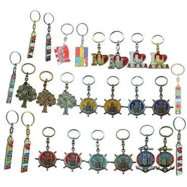 Antalya Themed Metal Customised Enamel Keychain - 2