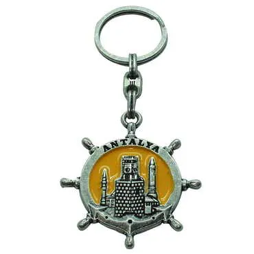 Antalya Themed Metal Customised Enamel Keychain - 6