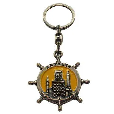 Antalya Themed Metal Customised Enamel Keychain - 7