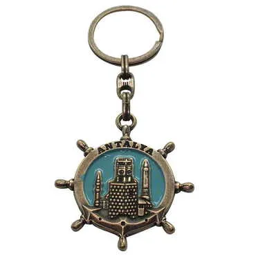 Antalya Themed Metal Customised Enamel Keychain - 11