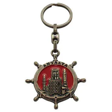 Antalya Themed Metal Customised Enamel Keychain - 12